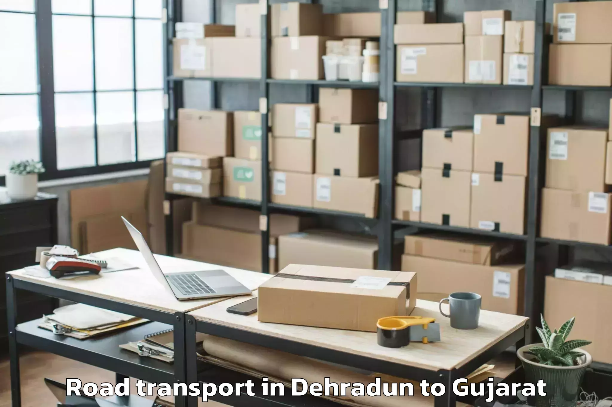 Trusted Dehradun to Karjan Road Transport